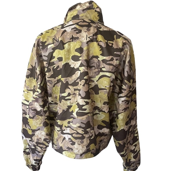 New! NIKE Floral Camouflage Jacket Cargo Khaki/Light Size XS - Picture 5 of 9